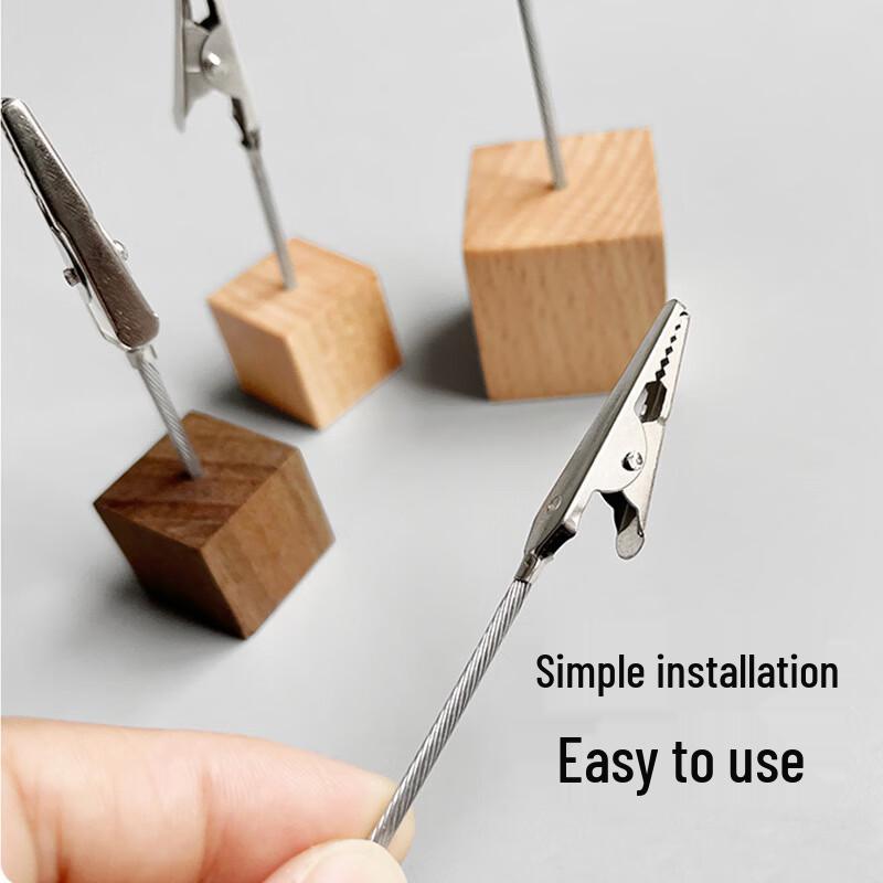 Beechwood Memo Clip & Price Tag Holder