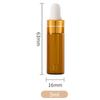 5Pcs Clear Glass Dropper Bottles With Lids Accurate Droppers For Essential Oils Serums Diy Skincare Samples