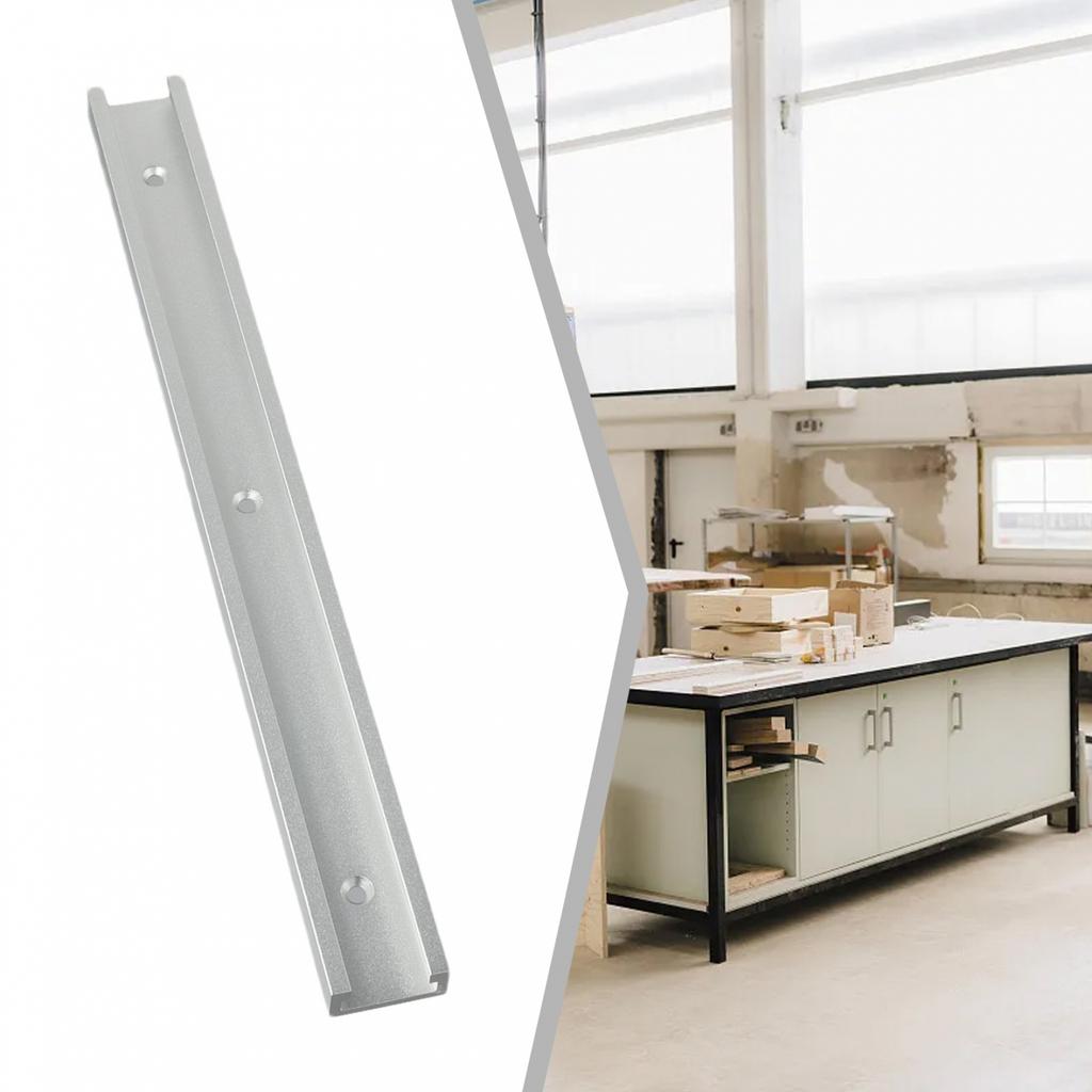300/400/600mm T-Track Aluminium Alloy Miter Bar Slider Silver