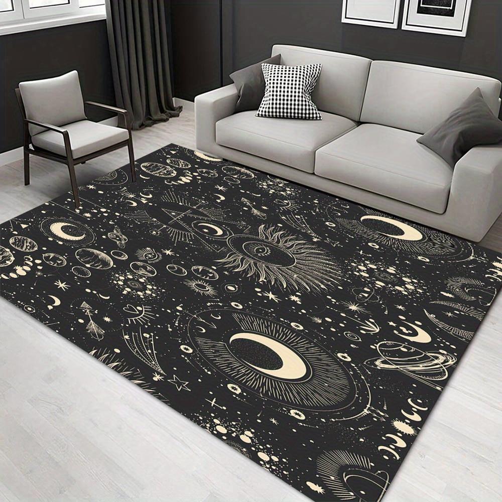 

1pc 1693512853Pattern Carpet, Area Rug For Living Room Bedroom Room Bed Chair Laundry Entryway Corridor Yard Non-slip Outdoor Camping Rug Fl 60cm by 90cm