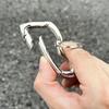 1PCS Zinc Alloy Mountaineering Belt Buckle Metal Essential Belt Icon Carabiner Waist Hanging Keychain Women Men Bag Pendant