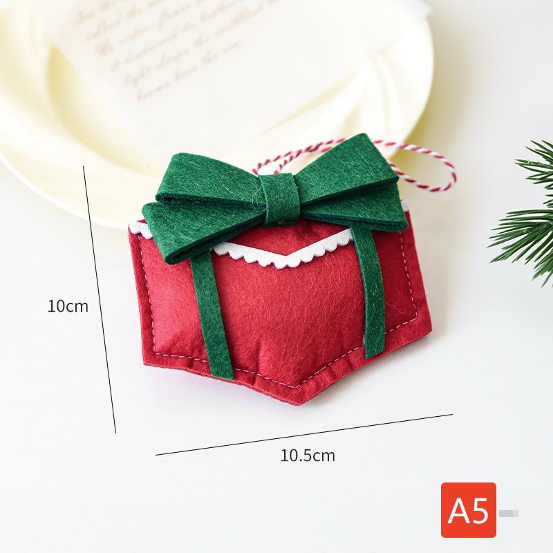 Christmas Tree Ornaments Decoration Festive Christmas Mini Candy Box Ornaments Christmas Tree Suitable For Christmas