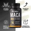 Maca Root Capsules 1500 Mg, Available In Black, Red, and Yellow Varieties, Suitable for Both Men and Women, 120 Capsules
