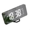 62KD Small Digital Alarm Clock with LED Time Display, Date, Temperature for Travel