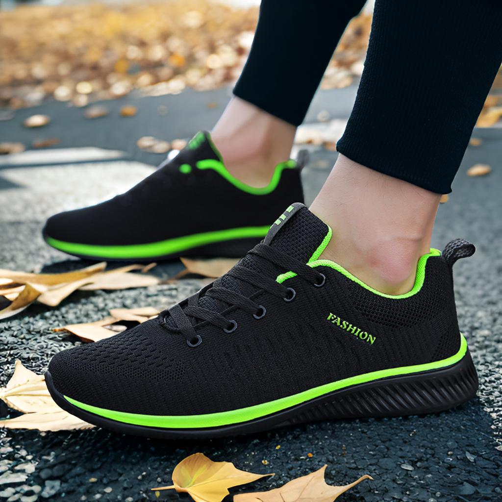 

Summer new couple large size soft low lightweight running shoes flying woven breathable trend casual sports shoes 36