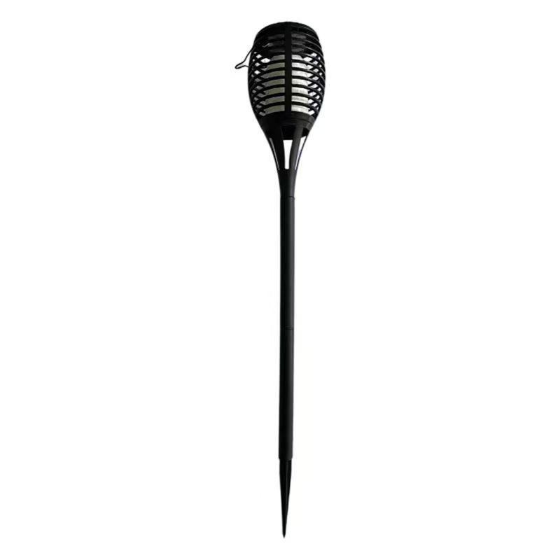 Solar Flame Torch Light - 12 LED Ground Stake for Courtyard Decoration (In Stock)