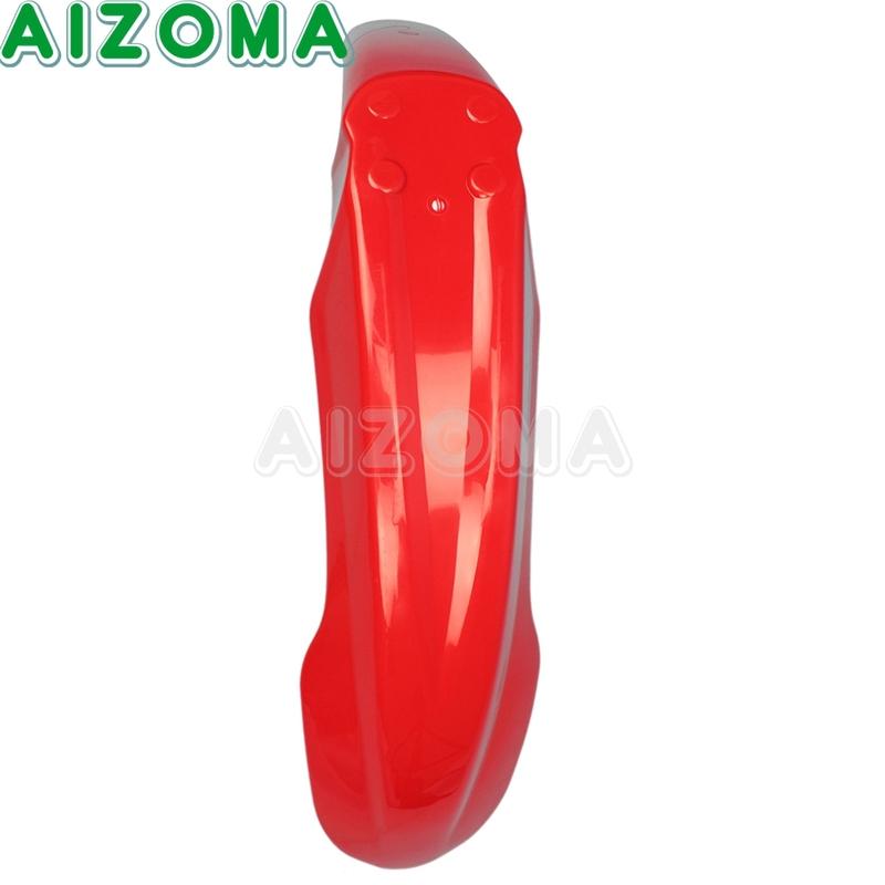 Supermoto Red Front Fender Mudguard Guards For Honda XR CRF 230 250 450 650 CRF250 CRF450 CRF150 CRF125 CRF230 Motocross Enduro