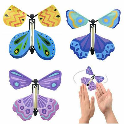 Fantasy Surprise Prank Toy Children Magic Props Novelty Toys Magical Flying Butterfly Flying Card