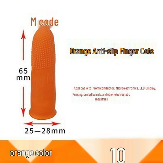 Latex Disposable Finger Cots - Waterproof, Anti-static, Powder-Free Protection for Hands with Free Shipping
