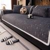 Soft and Sticky Sofa Cover Anti Slip Straight Row One-piece Laying Sofa Cushion Cover Skin Friendly Suitable for All Seasons
