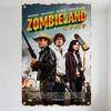 Zombieland Movie Retro Metal Tin Sign Vintage Comedy Horror Poster for Home Bar Cafe Club Man Cave Decor