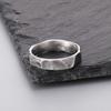 Fongten Thin Stainless Steel Ring for Men Geometric Punk Simple Finger Decoration Fashionable Party Jewelry Boyfriend Gifts