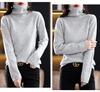 Autumn/Winter 100% Wool Slim-Fit High Neck Knit Sweater