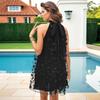 Women's Fashion Summer Spring Solid Color Flower Print Sleeveless Casual Dresses