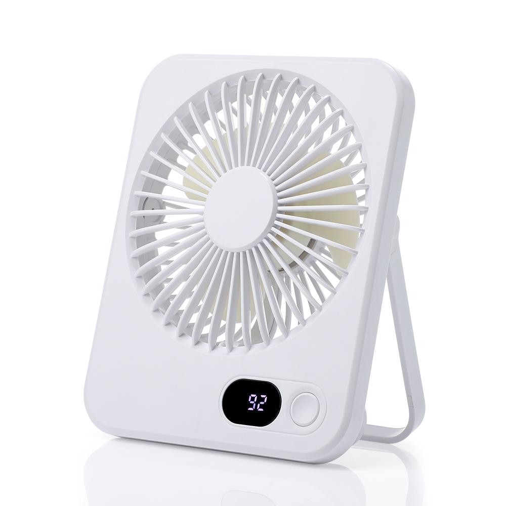 3in1 Desktop Fan Silent Small Fan 5 gear Ultra-Thin Strong Wind Handheld Fan Hanging Wall Fan USB Charge Summer Cooling Device