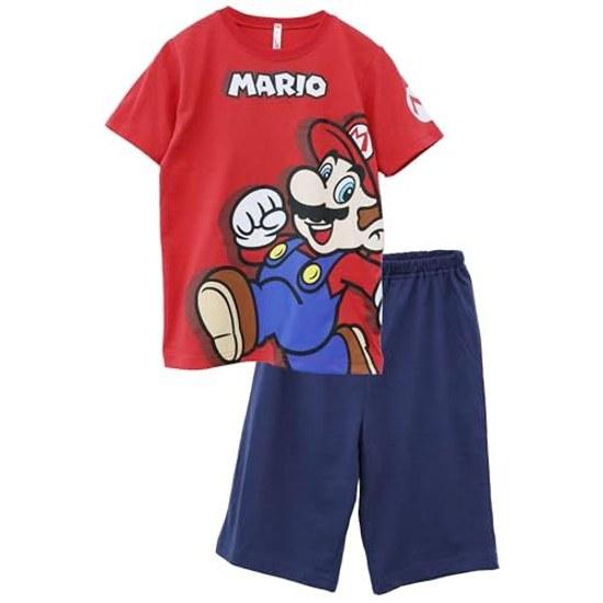 Kaitakufamily Super Mario Kids Pajamas Short Sleeve Half Pants Summer