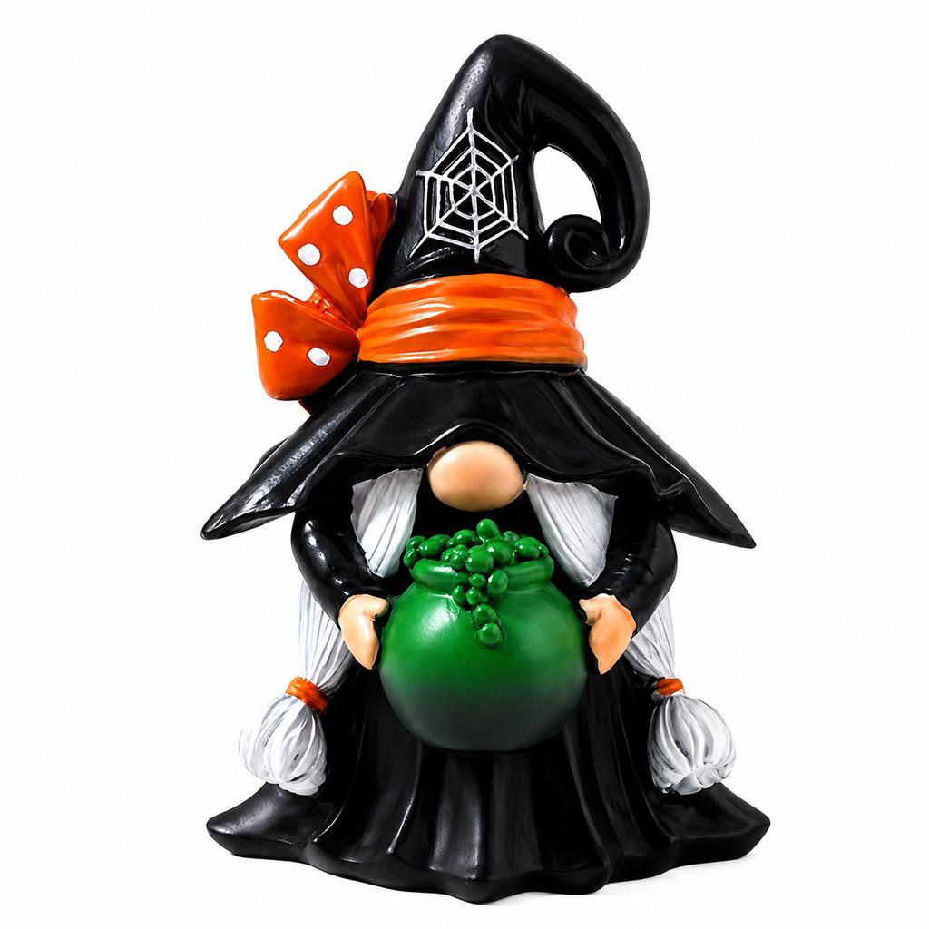 DOWMOO Halloween Desktop Decorations Fantasy Vintage Resin Statue Cute Theme Ornament Holiday Gift