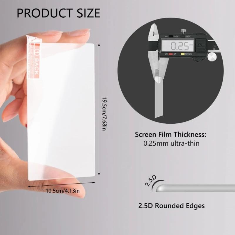 Portable Gaming Toughened Screen Protector Antiglare Surfaces Protects From Daily Wear Preserves Responsiveness for NSW2