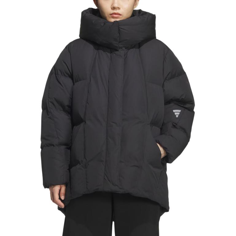 Adidas FOS FW25 Future Style Down Jacket Warm Sports Casual 600 Fill Duck Down Hooded Coat Women Jacket KC5802
