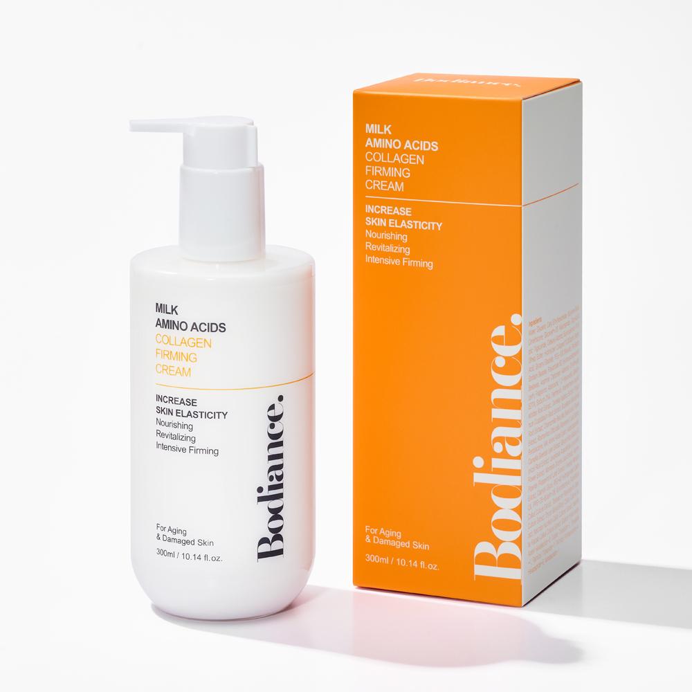 Bodiance Milk Amino Acid High Moisture, Low-Irritation Body Cream 300ml (Choose 1 of 4 types) (Pore/Exfoliation/Elasticity/Soothing)
