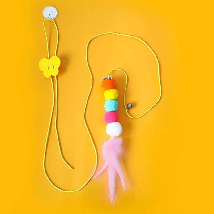 Replacement Cats Toy Game Fishing Poles Self Playing Hanging Toy Training Toy for Stimulating Pet Playing