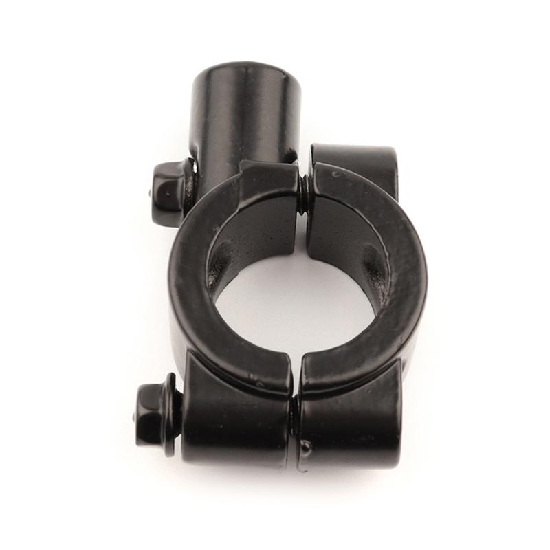 2KS 7/8" Palce 22mm Řídítka 10mm 8mm 6mm Závit Motocyklový Držák Zrcátka Svorka Zpětné Zrcátko Držák Adaptér Černý