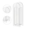 Modern Acrylic Clear Vase Colorful Acrylic Flower Vase for Wedding Party Home Table Decor Transparent White