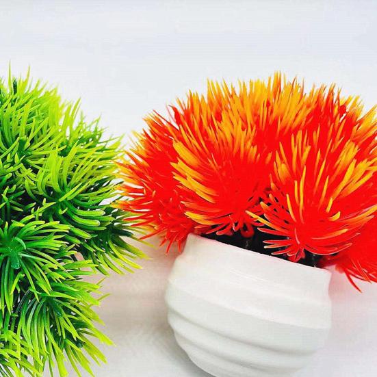 Faydalı Yapay Saksı Solmaz Hafif Parlak Renk