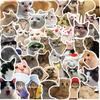50 Internet Celebrity Cat Emoticon Packs Graffiti Stickers Decorate Suitcase Pen Guitar Notebook Waterproof Explosive