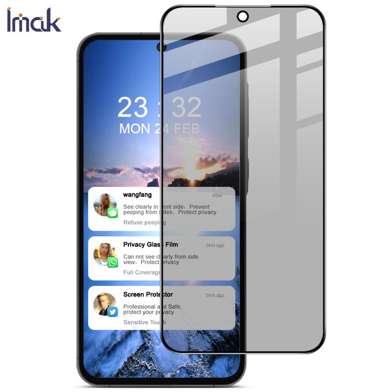

Для Samsung Galaxy A55 5G стекло IMAK 3D изогнутое конфиденциальное закаленное стекло полноэкранное покрытие пленка Samsung Galaxy A55 5G