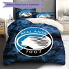 Atalanta Bergamo Pattern Bedding Set Quilt Cover Pillowcase Home Decor Gift (1 * Duvet Cover + 2 * Pillowcase, Without Core)