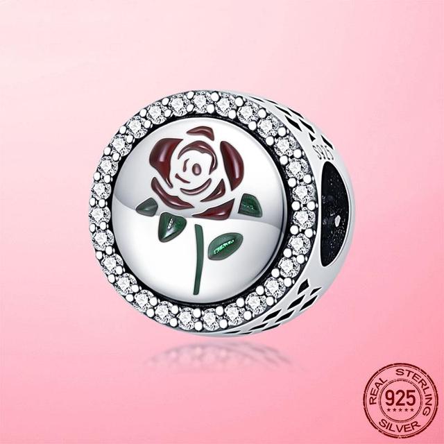 Original-Insekten-Charm-Anhänger aus 925er-Sterlingsilber, Schmetterling, Libelle, Marienkäfer-Charm-Perlen, passend für Mode-Armbänder, Original-Schmuck