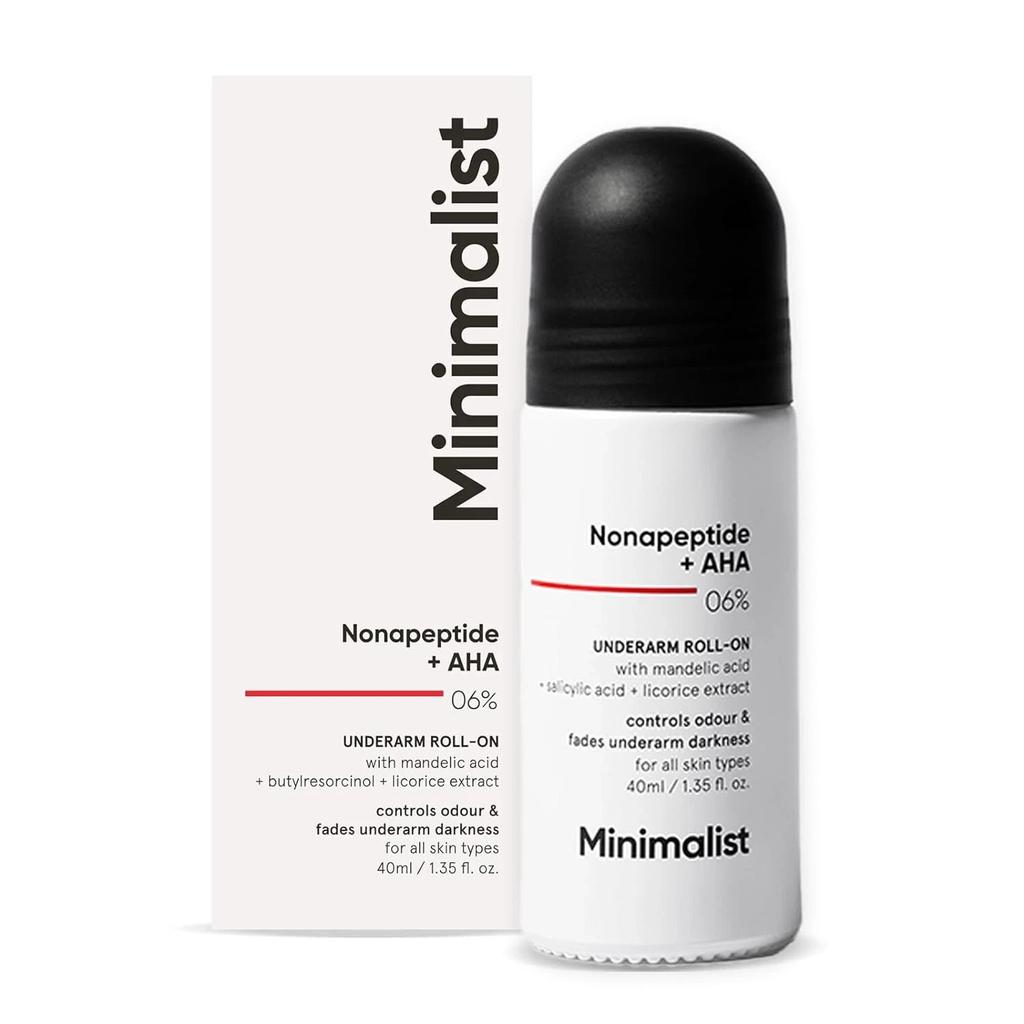 Minimalist Underarm Roll On Deodorant with Nonapeptide + AHA BHA 06% 40ml