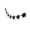 Felt Graduation Pennant Hanging Ornament With Wooden Beads For Photography Backdrops Graduation Ceremony And Celebration