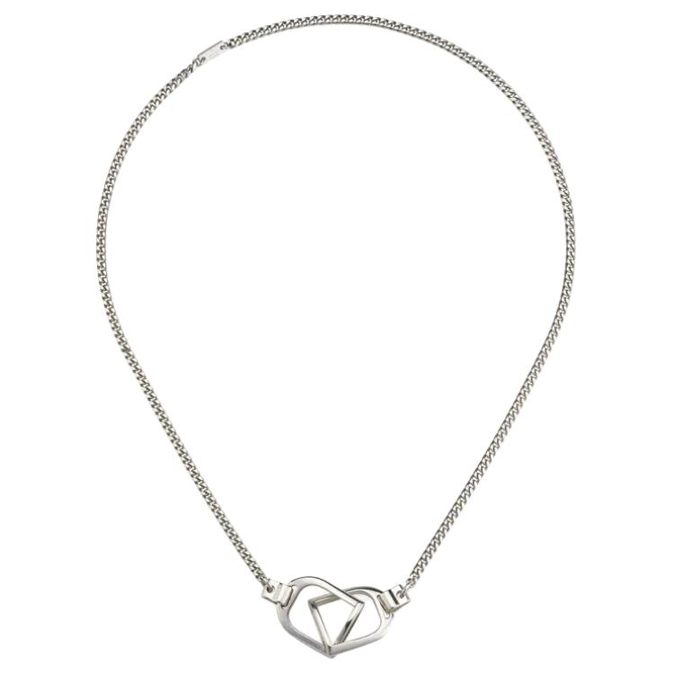 Gucci Staffa Chain Buckle Design 925 Silver Necklace Unisex necklace 840987J84000818