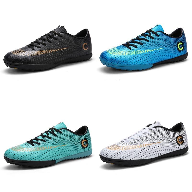 Football Shoes Men's and Women's Leather Large Size Long Nails Broken Nails Youth Training Shoes Adult Sneakers