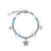 VVV Star Ribbon Ball Chain Surgical Bracelet