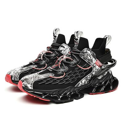 2024 New Men's Shoes Blade Sports Shoes Men's Summer Flying Weaving Fashion Trend Men's Casual Running Shoes Men's Trendy Shoes