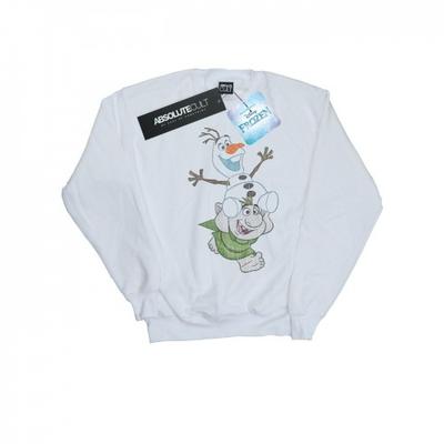 Girls Frozen Olaf And Troll Sweatshirt