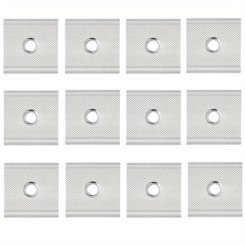 Eyelet Tent Awning Hanging Clips, RV Camper Canopy Holder Hooks, Heavy Duty Camping Trailer Sunshade Fixing Clamp Accessories