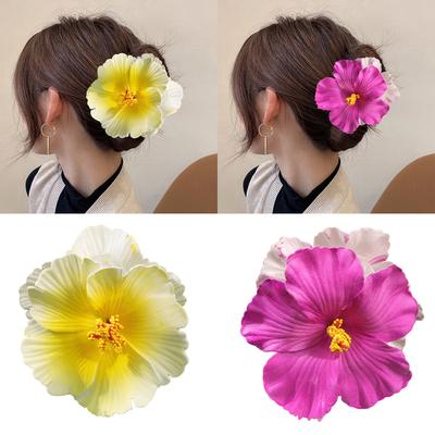 Fermagli per Capelli Plumeria Ibisco Tropicale per Donna Leggeri Antiscivolo Accessori per Capelli per Matrimonio in Spiaggia Vacanza Festa