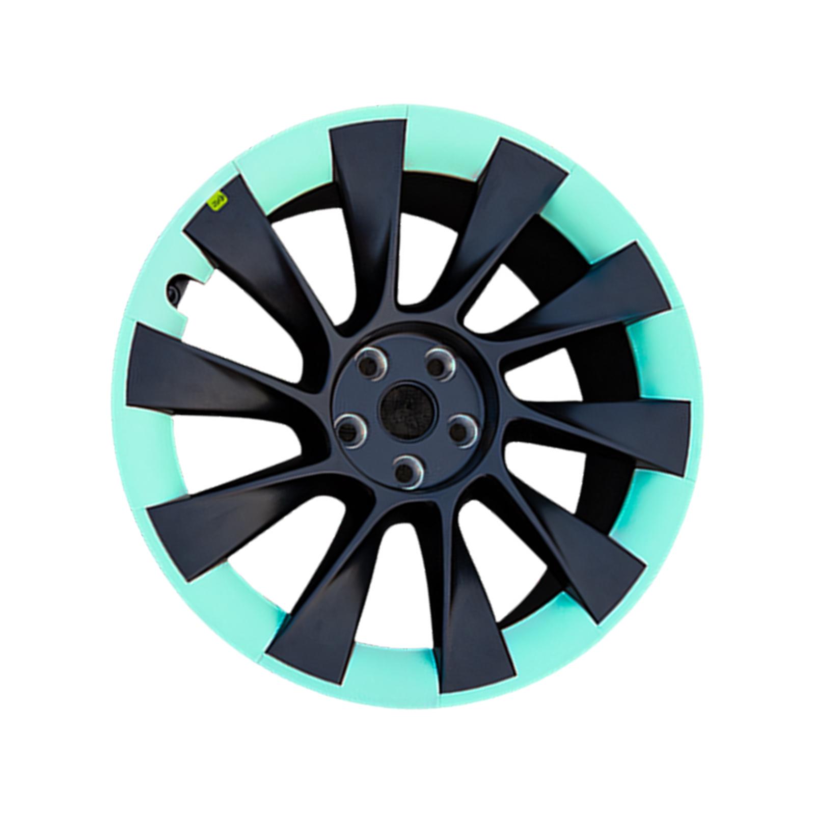 

20 Inch ABS Wheel Cover For Electric Vehicle light In The Dark Blue Split Design Quick Install 1