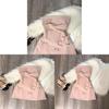 Pure Desire Korean Style Pink Satin Off Shoulder Dress With Bow For Summer Party Wear