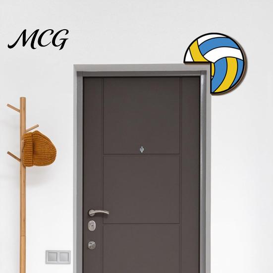 Basketball Door Frame Sticker Sticker, Sports Corner Protector, Football Baseball Rugby Self-Adhesive Themed Protector Sign for Fans Boys Rooms
