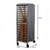 1pc Pan Bracket Cover 59*72*163CM Waterproof Pan Rack Cover Dustproof Bakery Rack Protection Grey/coffee/white Protective Covers