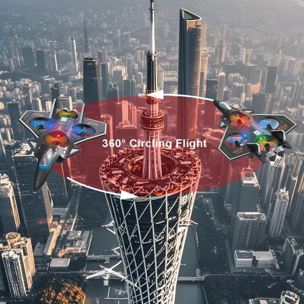 Rechargeable Glider Flying Helicopter Toy Gravity Sensing RC Hobby Jet Plane  Kids Gifts