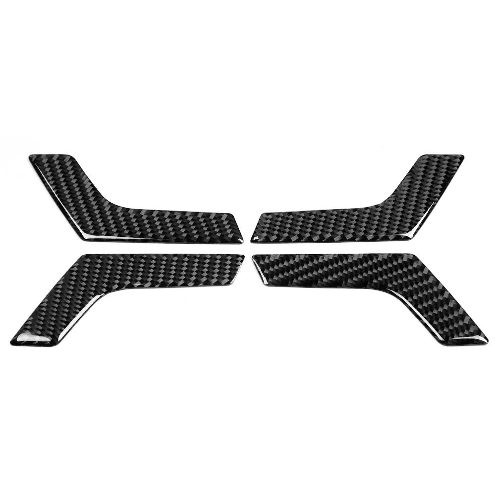 

4pcs Carbon Fiber Inner Interior Door Handle Trim Cover for Mercedes W204 2005 2012
