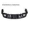 15-17 Ford Mustang Carbon Fiber Rear Lip Kit: US Version Quad Outlet Spoiler