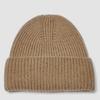 100% Wool Knit Beanie Hat Women Men Warm Ear Protection Winter Cap One-Piece Seamless Solid Color