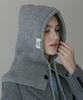Tatiana Plain Knit Hoodie Balaclava Ba8021 5 Colors